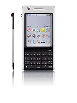 Sony Ericsson P1i Unlocked Cell Phone with 3.2 MP Camera, 3G, Wi-Fi, MP3/Video Player, Memory Stick Micro Slot--International Version with No Warranty (Silver Black)