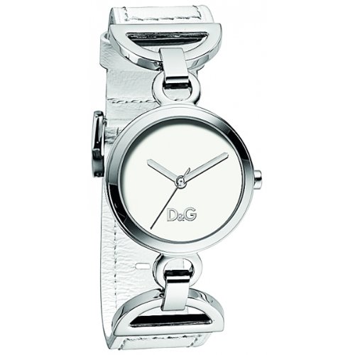 Dolce&Gabbana Damen-Armbanduhr Analog Leder weiss DW0725
