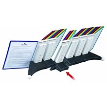 Durable Sherpa Desk Reference System Extension Set with Border Panels of Assorted Colors (DBL5698-00)