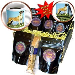 Dogs Great Dane - Great Dane - Coffee Gift Baskets - Coffee Gift Basket by Decaf Espresso Roast
