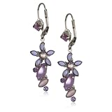 Sorrelli Violet Eyes Purple Crystal Flower Dan