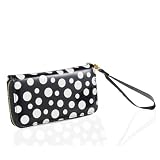Black & White Spotty Patent Purse JC70574