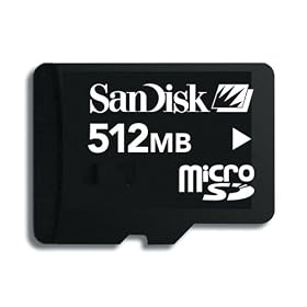 Sandisk 512MB TransFlash/Micro SD Card