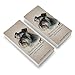 Schnauzer Dog Breed Eraser Set of 2