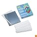C-Line Clear Vinyl Report Covers with Binding Bars, 8.5 x 11 Inches, Clear/White, 50 per Box (32557)