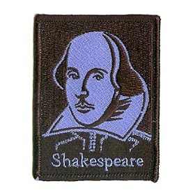 David Cherry Artist Patch - William Shakespeare - RARE!