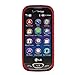 Rubberized Hard Snap-On Cover Compatible With LG Extravert 2 VN280, Red RP