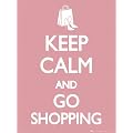 Keep Calm and Carry On Go Shopping Maxi Poster 61x91.5cm