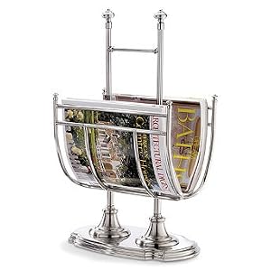 Belmont Freestanding Magazine Rack - Chrome - Frontgate