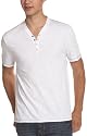 Calvin Klein Men's Casual Short Sleeve Four Snap Shirt