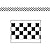 Checkered Poly Decorating Material Party Accessory (1 count) (1/Pkg)
