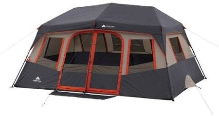 Orange Ozark Trail 10 Person 2 Room Instant Cabin Tent