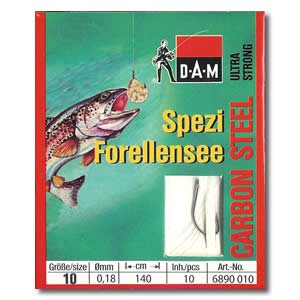 DAM Spezi Forellensee Vorfachhaken Gr.10