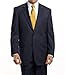 Signature 2-Button Wool Suit-Navy Stripe, Black, or Grey