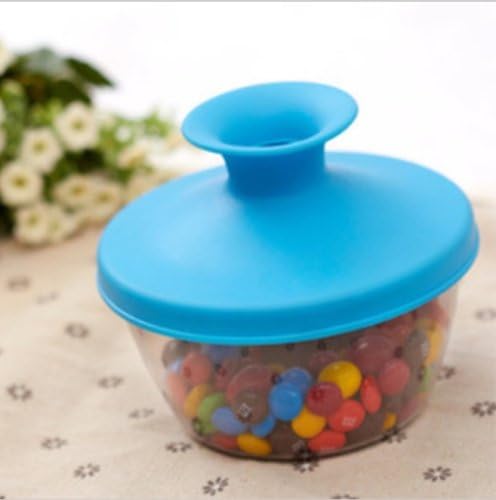 Food Snack Saver Round Storage Leak-Proof Container (Blue)