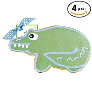 Traverse Bay Confections Hand Decorated Alligator Cookie, 2.2-Ounce Individually Wrapped... by Traverse Bay Confections