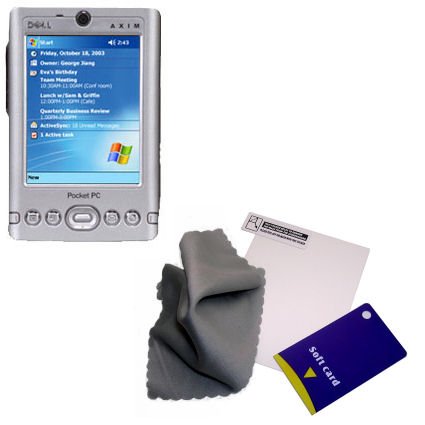 Clear Anti-glare Screen Protector for the Dell Axim x30 - Gomadic Brand