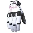 Joe Rocket Heartbreaker Women's Textile Street Motorcycle Gloves - White/Purple / Small