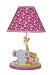 Bedtime Originals Tutti Frutti Lamp with Shade and Bulb, Hot Pink
