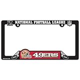 San Francisco 49ers License Plate Frame Two Pack Set