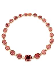 18kt Yellow Gold Multi Tourmaline Choker Diamond Pave Necklace Designer Jewelry