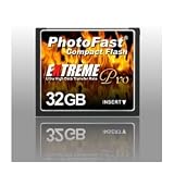 PhotoFast CFカード 32GB MLCチップ 333倍速 1年保証・日本語ブリスターパッケージ PF-333CF32SSの画像