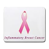 Inflammatory Breast Cancer Awareness Ribbon Mouse Pad
