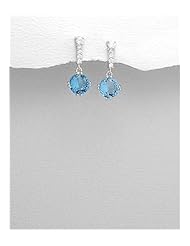 CZ Earrings In 92.5 Sterling Silver