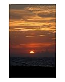 Cayman Islands : Cayman Brac Sunset (2 of 2) World Culture Photographic Poster Print by Ron Scott, 8x10