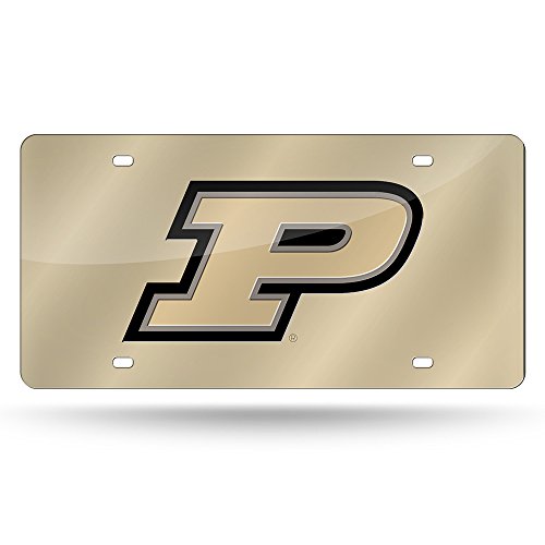 NCAA Purdue Boilermakers Laser Cut Auto Tag