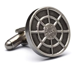 Washington DC Manhole Cover Cufflinks ?-CLI-CC-DC-SL Cufflinks, Inc.