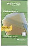 Day Runner Storage Pockets, Assorted Colors, 3.75 x 6.75 Inches (043-175)