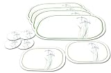 Corelle Shadow Iris 10-Piece Tabletop Placemat/Hot pad Set