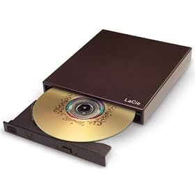 LaCie Portable DVD?RW Design by Sam Hecht with LightScribe - Disk drive - DVD?RW (?R DL) / DVD-RAM - 8x/8x/5x - IEEE 1394 (FireWire) - external - LightScribe 1.2