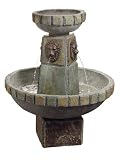 RAM Lion Head Water Spouts Fountain Outdoor