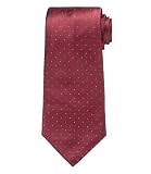 Platinum Pindot Tie Long Length