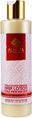 Alaffia - Virgin Coconut &amp; Shea Butter Enriching Hair Lotion - 8 oz (FFP)
