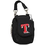 Texas Rangers Black Cell Phone Purse
