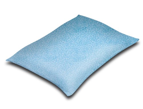 Silver Rest Sleep Shop 25-Inch by 19-Inch Kids Memory Foam Chip Pillow, Cheetah Blue