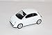 Fiat 500 2007 Weiss 2007-2012 1/43 Welly Modell Auto mit individiuellem Wunschkennzeichen
