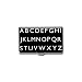 ACME Studios Standard Card Case Alphabet (CRD01BC)
