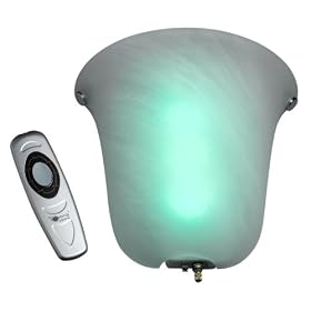 Exciting Lighting SM1002 Wireless Smart Choice Wall Sconce Bell Shaped Frosted Glass