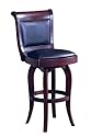 Berkline Family Dining Nutmeg Brown Cherry 30-Inch York Swivel Barstool