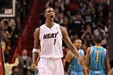 New Orleans Hornets v Miami Heat: Chris Bosh Photographic Poster Print by Mike , 28x42