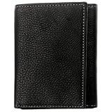 Johnston & Murphy Trifold Wallet - Black Tumbled