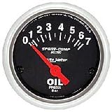 Autometer (3327-M) Sport Comp Metric Oil Pressure Gauges - 0-7 Bar, 2 1/16