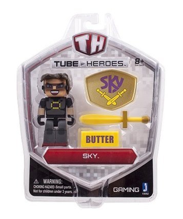 5 tube heroes bundle - 5 action figures with accessories - captai…