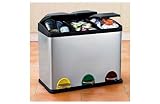 Review 45ltr  / 45ltr Recycling Pedal Bin with 3 Compartments.