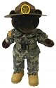 Stuffed 10" teddy bear in personalized custom embroidered U.S. Army Drill Sergeant Military Uniform