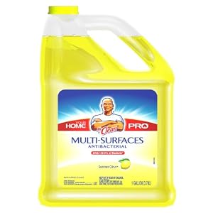Mr. Clean Multi-Surfaces Summer Citrus Antibacterial Liquid Cleaner, 128 Fluid Ounce Bottle
